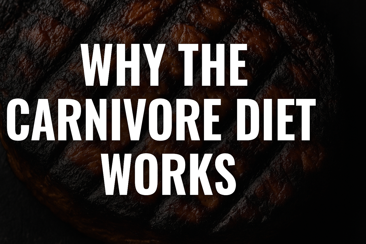 Why the Carnivore Diet Works featured steak cover